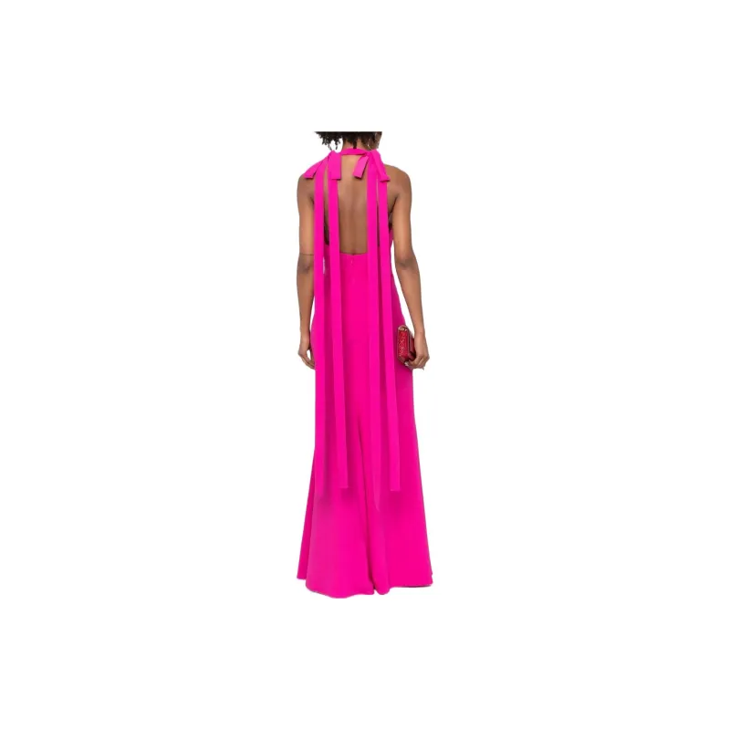 Alexander McQueen Sleeveless Dresses Women's Red-2