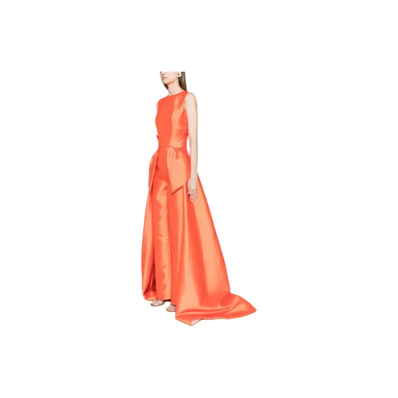 Saiid Kobeisy Mikado Detachable Overskirt Jumpsuit-4