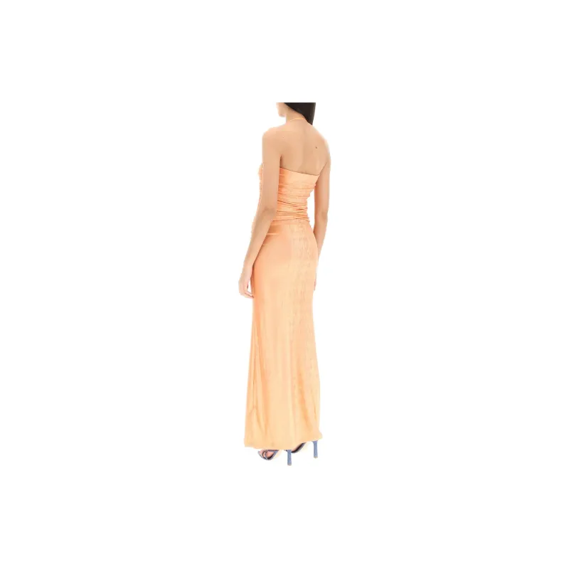DIESEL Sleeveless Dresses Women's Orange Red-4