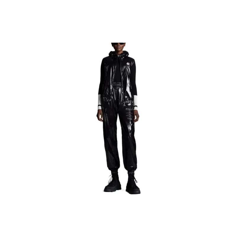 Moncler Knitted Sweatpants Women's Black-1