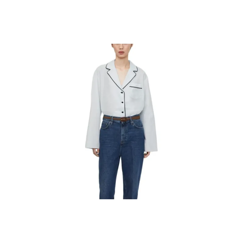 TOTEME Shirts Women's Light Blue-2