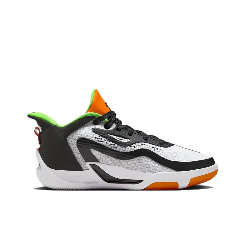Jordan Tatum 1 Anti-Slip Wear-Resistant Low-Top Children's Basketball Shoes Black White Teenagers-1