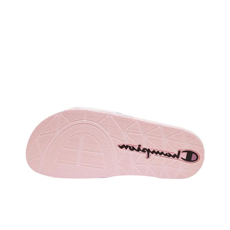 Champion Ipo Warped Quick Dry Cushioning Kids' Slippers Pink Teenagers-3