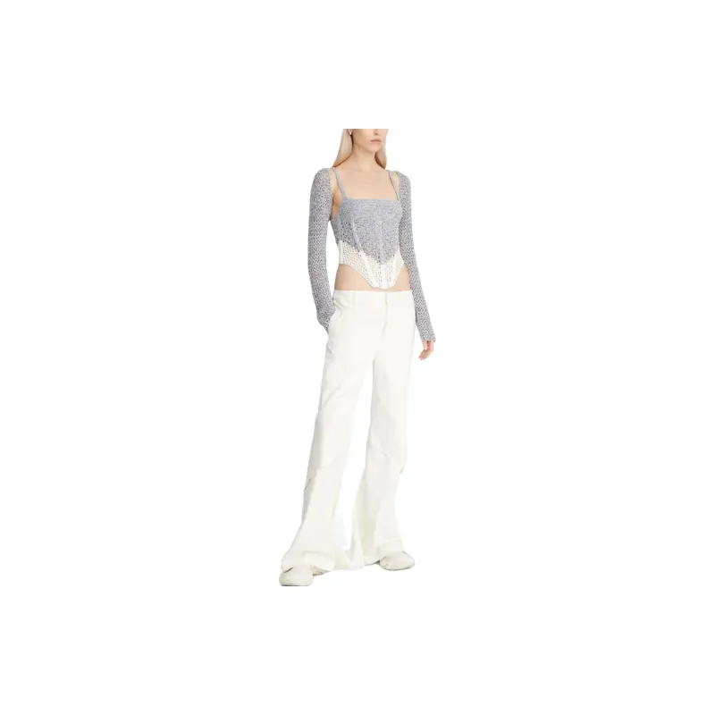 DION LEE Sweaters Women's Medium Gray-1