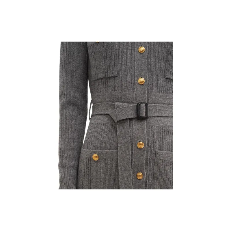 Chloé Fitted Knit Long Cardigan-5