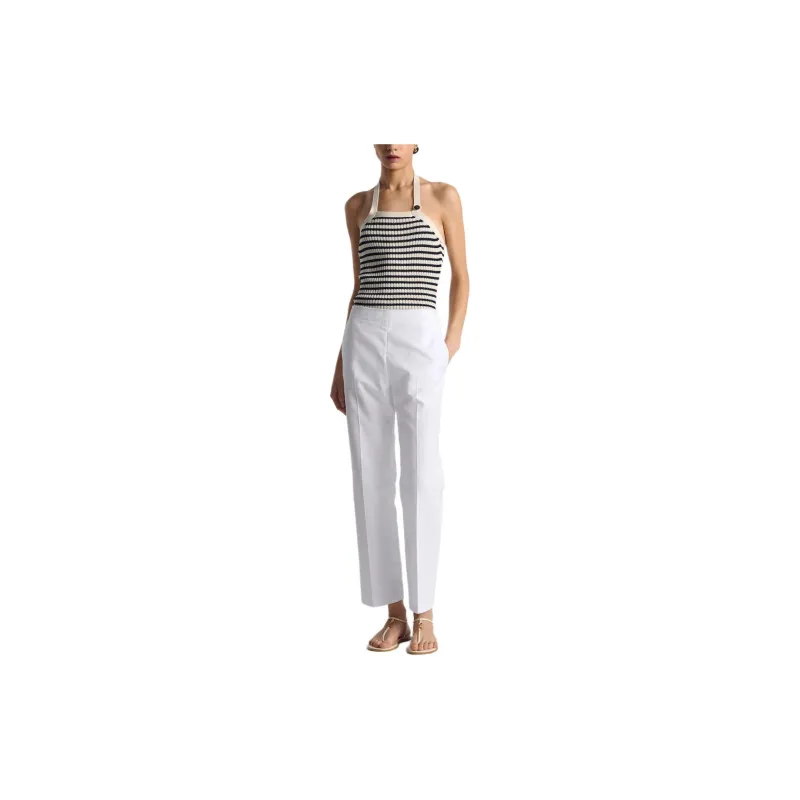 DIOR Dioriviera Regular Fit Pants Casual Pants Women's White-2