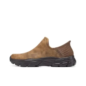 Skechers SKECHERS MENS USA Anti Slip Wear Resistant Low Top Casual Shoes Men's Brown