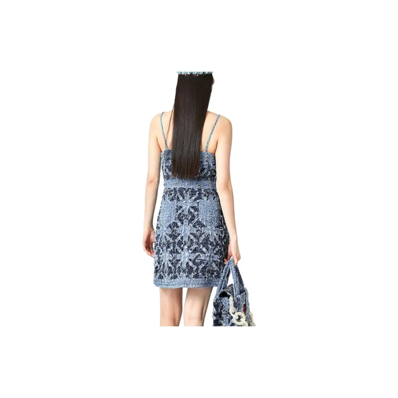 Laurence & Chico Slip Dresses Women's Blue-2
