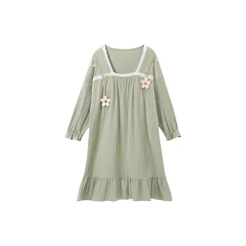 OUSHIBO Nightgown Women's Green