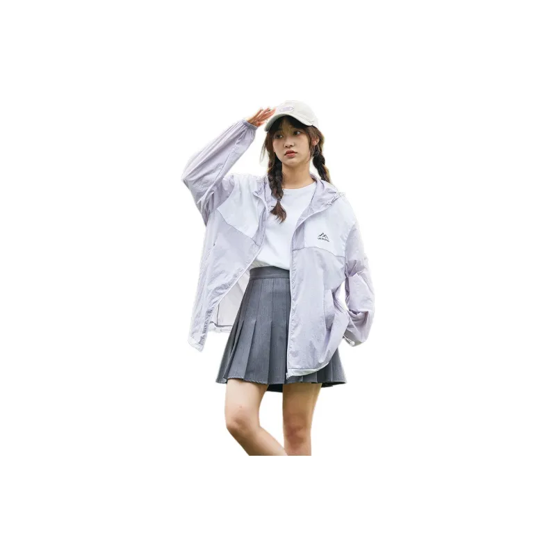 Tonlion Sun Protection Clothing Women's Light Purple-3