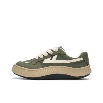 Warrior Sky Power Canvas Shoes Casual Shoes Unisex Army Green/Beige