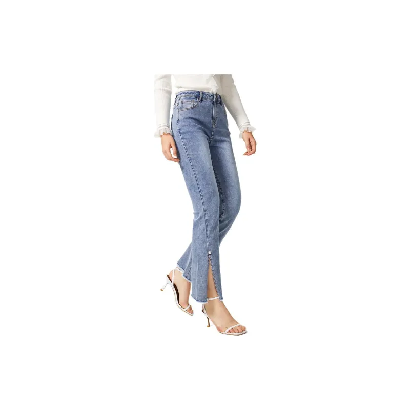 EICHITOO Jeans Women's Blue-2