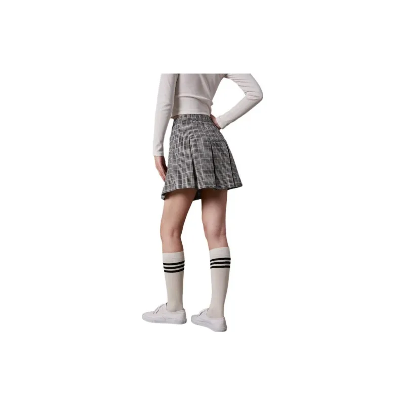 Hollister Casual Short Skirts Women's White Plaid-2