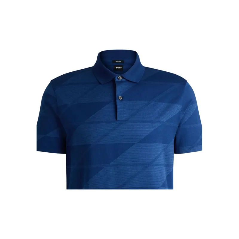 HUGO BOSS FW24 Polo Shirt Men's Blue-1