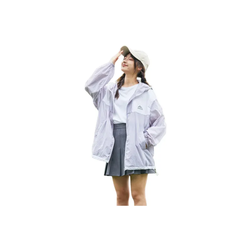 Tonlion Sun Protection Clothing Women's Light Purple-4