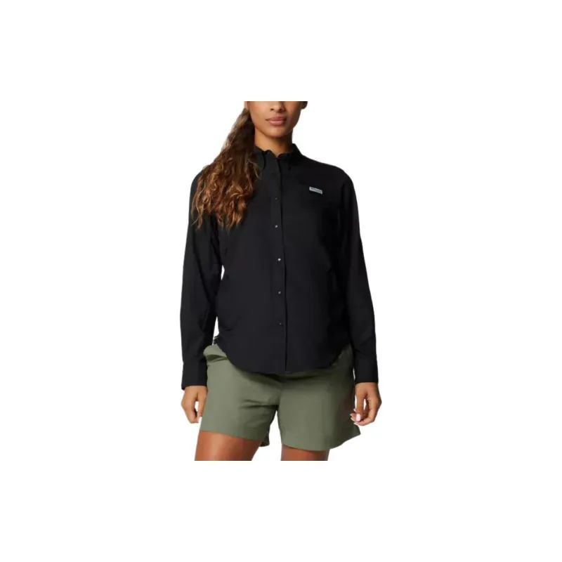 Columbia PFG Tamiami Shirts Women's Black-2