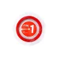 Size 1 Threads, Large Diameter, Flame Red