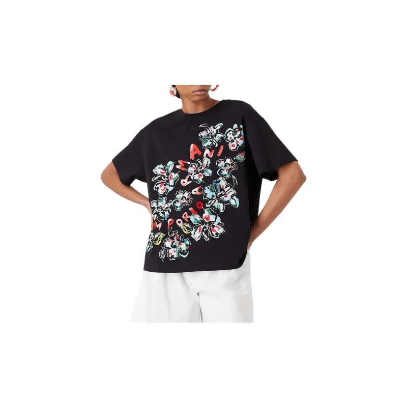 EMPORIO ARMANI T Shirts Women's Black-1