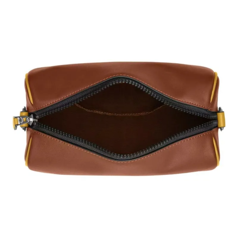 COACH Smooth Calf Leather Shoulder Bag, Crossbody Bag Men's Saddle-3