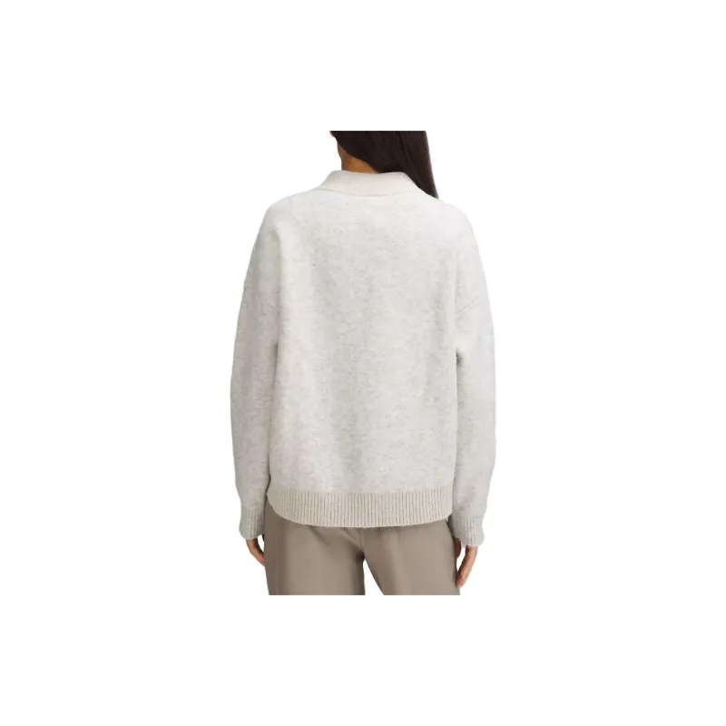 Lululemon Alpaca Wool Blend V Neck Sweater Sweater Women's-10