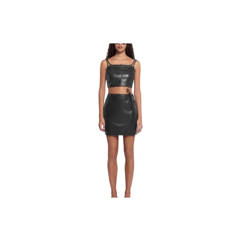 NANUSHKA FW23 LOGA Tank Tops Women's Black-1