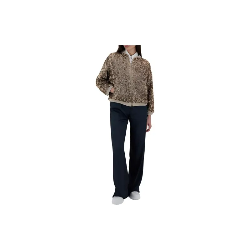HERNO Sequin embellished Bomber Jacket-4