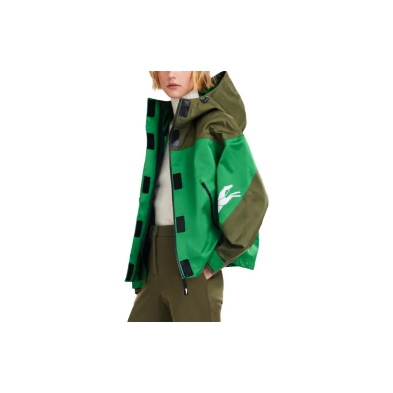 LONGCHAMP Jackets Coats Women's Green-2