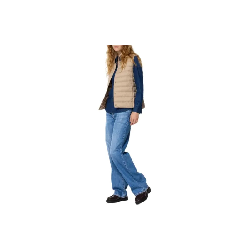 UNIQLO Vests Women's Dark Beige-3