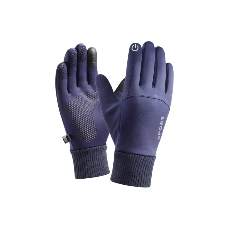 Puffiness Ski Gloves Warm Fall And Winter Outdoor Gloves Unisex-4