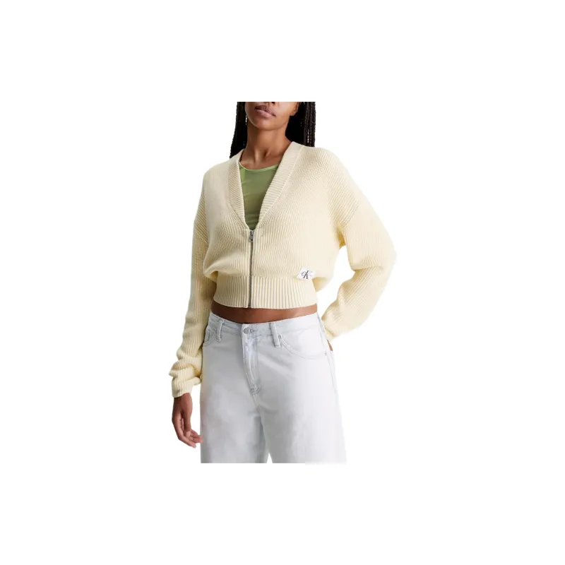 CALVIN KLEIN Knitwear Europe Version Women's Vanilla-3