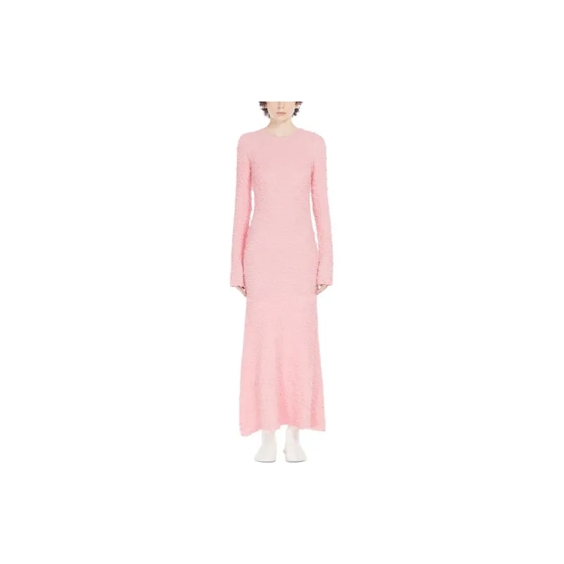 SportMax Long-Sleeved Dresses Women's Pink-2