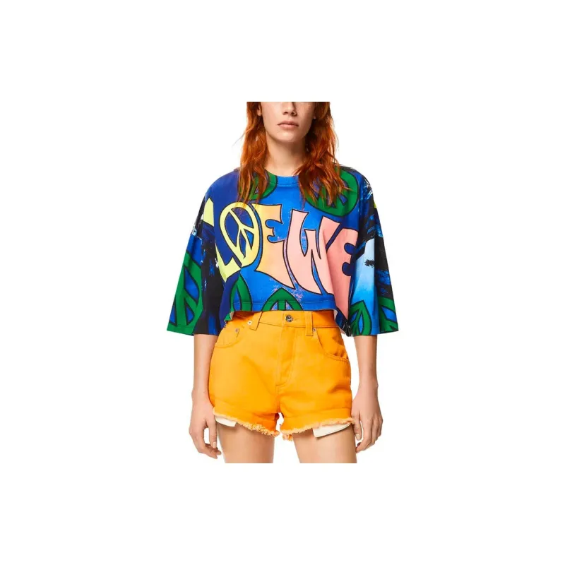 LOEWE SS22 T-Shirt Women's Multicolor-2
