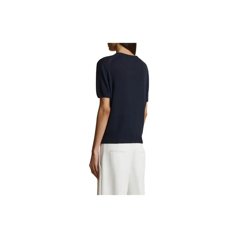 KHAITE The Pierre Short Sleeved Jumper-1