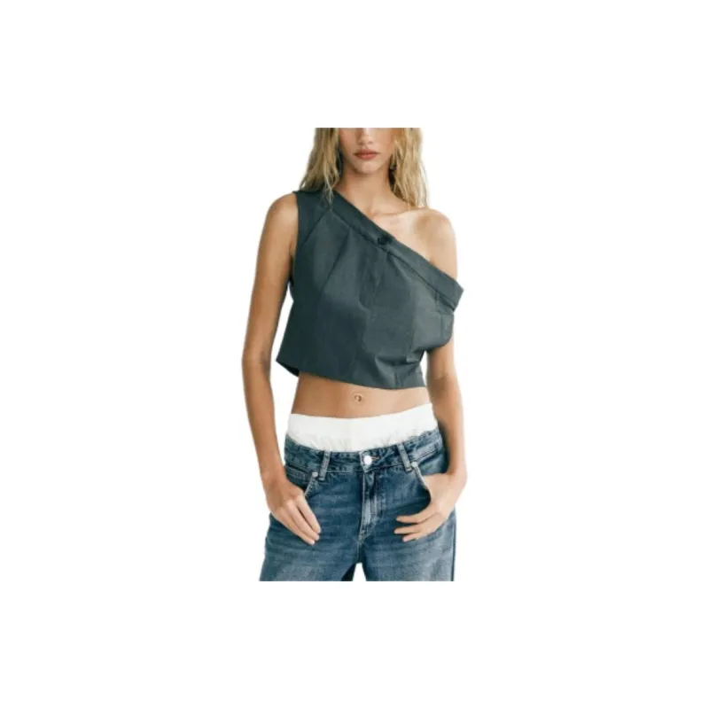 ZARA Camisoles Women's Gray-2