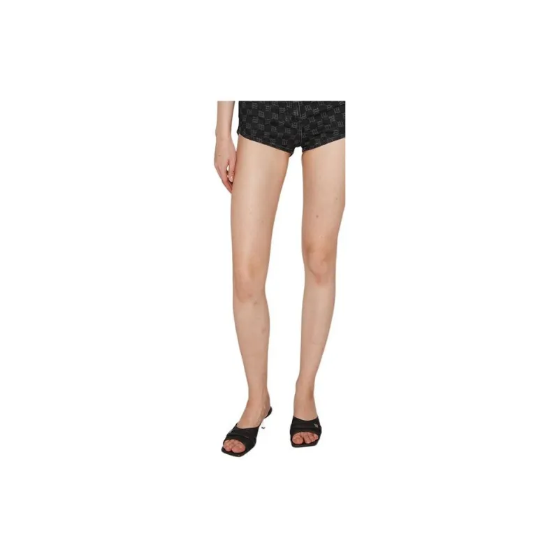 Misbhv Denim Shorts Women's Black-5