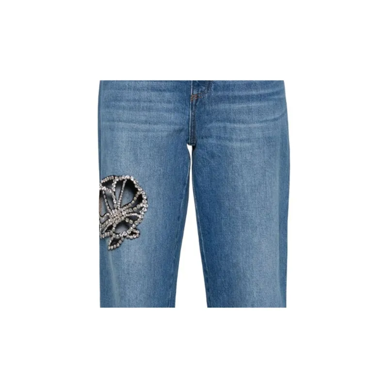 Stella McCartney Crystal embellished Jeans-5
