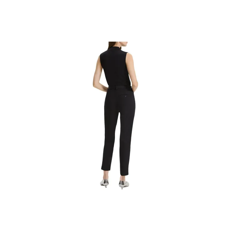 THEORY High-waisted Cropped Trousers-2
