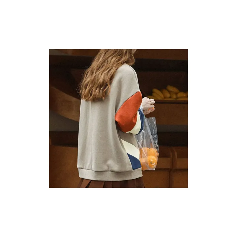 B.Duck Sweatshirt Women's Light Gray-2