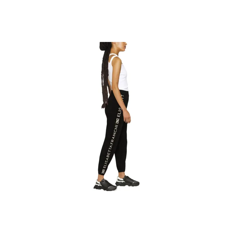 Elisabetta Franchi FW22 Casual Pants Women's Black-3