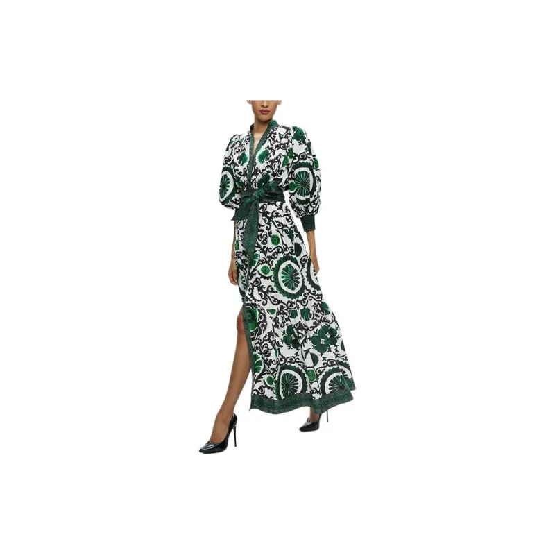 ALICE+OLIVIA Cora Tiered Maxidress-3