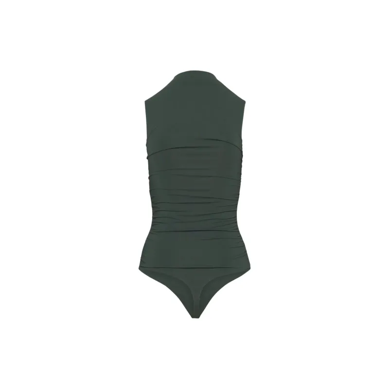 ARITZIA Aritzia Contour Flourish Bodysuit Bodysuits Women's Scarab/Scarab Beetle Color-1