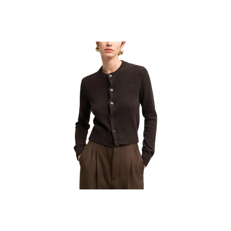 AMIPARIS Ami De Coeur Cashmere blend Cardigan-1