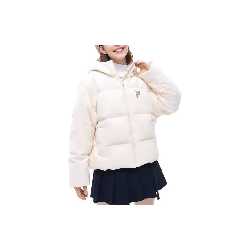 FILA FUSION Down Jacket Women's Olive White-2
