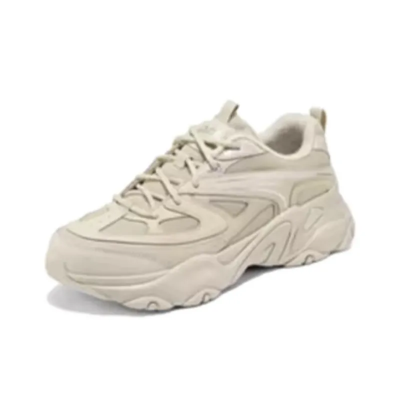Skechers DLITES Wear Resistant Low Top Chunky Sneakers Men's Sand Yellow-2