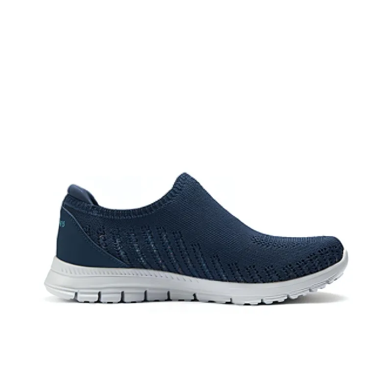 Skechers Cushioning, Slip Resistant, Abrasion Resistant, Breathable Low Top Casual Shoes Women's Marine Blue-1
