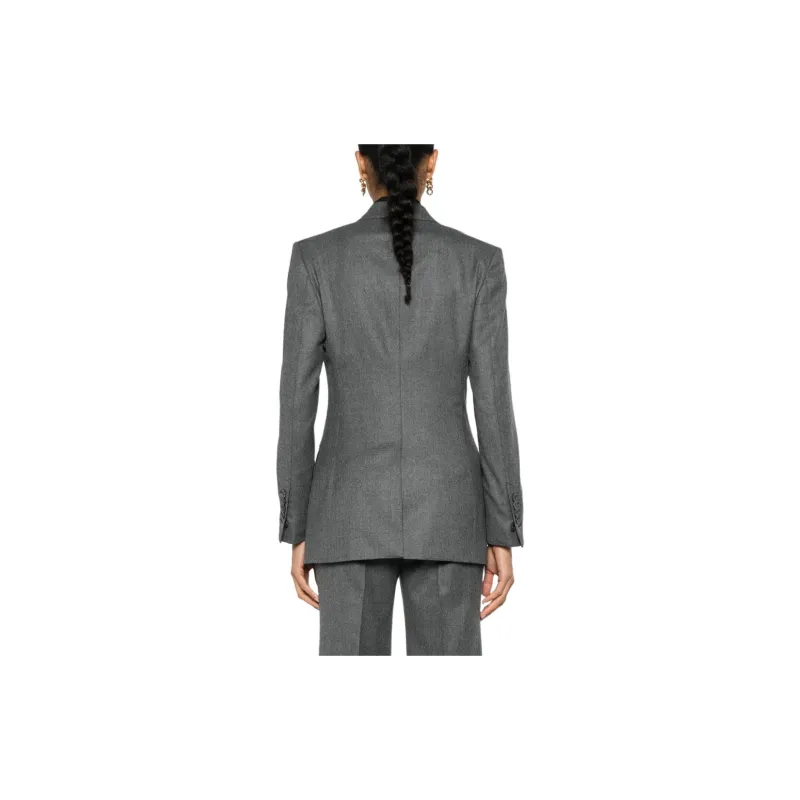 TOM FORD Dart Detailed Double Breasted Blazer-2