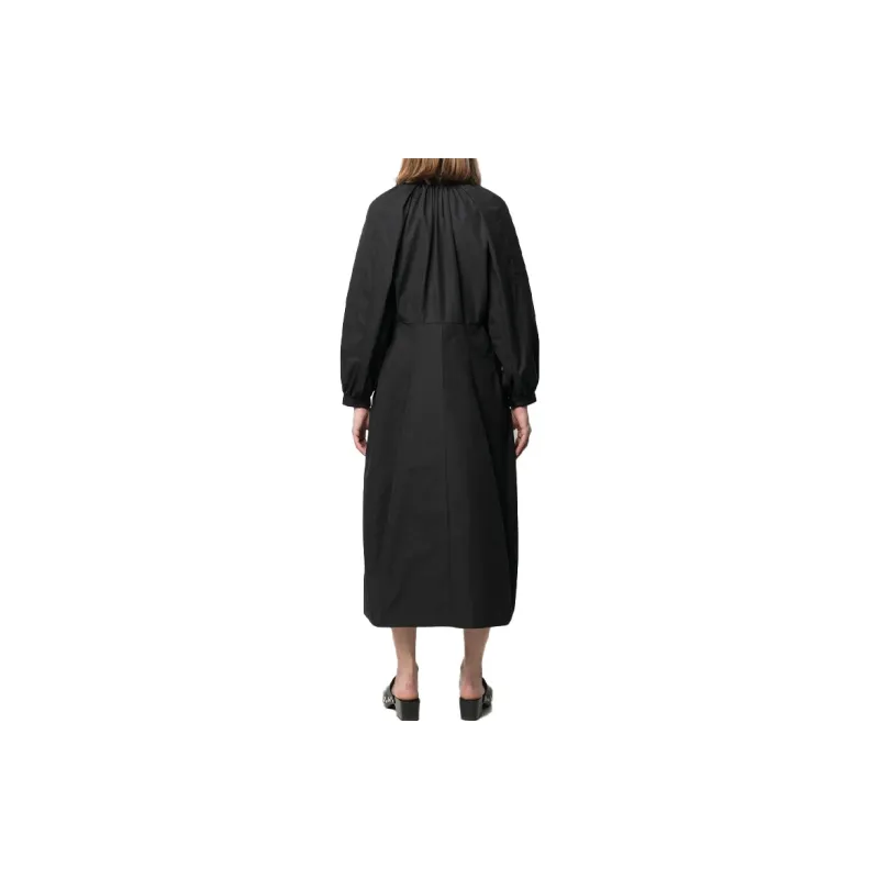JIL SANDER Long-Sleeved Dresses Women's Black-3