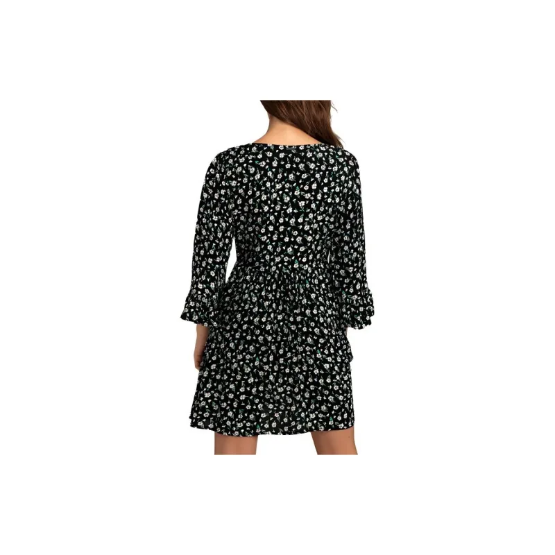 BILLABONG Long Sleeved Dress Women's Black-2