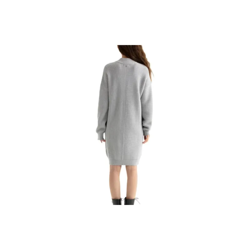 GUESS Long-Sleeved Dresses Women's Medium Gray-2