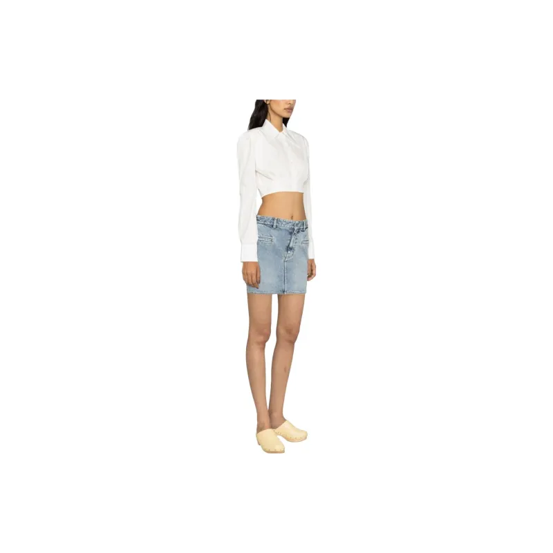 Petar Petrov Denim Short Skirts Women's Blue-2